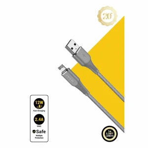 Cáp sạc Lightning Pisen NoirSync A2L Titanium – AL-FC13-1000