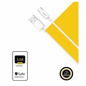Cáp sạc Pisen Mr White Type-C USB-A 1m 3A (TC25-1000)