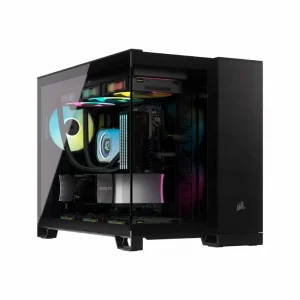 Case Corsair 2500X Black (mATX, Kính cường lực, USB Type C, Đen, CC-9011265-WW)
