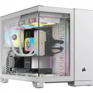 Case Corsair 2500X White (mATX, Kính cường lực, USB Type C, Trắng, CC-9011266-WW)