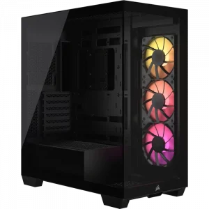 Case Corsair 3500X RGB Black (Mid-Tower, 3FAN ARGB, Kính cường lực, USB Type C, Đen, CC-9011278-WW)