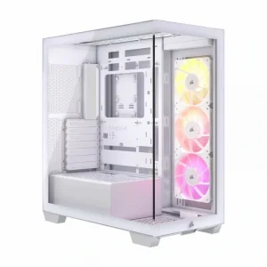 Case Corsair 3500X RGB White (Mid-Tower, 3FAN ARGB, Kính cường lực, USB Type C, Trắng, CC-9011279-WW)
