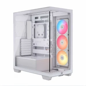 Case Corsair 3500X RS-R ARGB White (Mid-Tower, ATX, Kính Cường Lực, 3 Fan, Trắng, CC-9011323-WW)