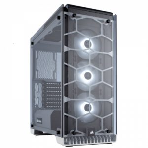 Case Corsair Crystal 570X White RGB-Tempered Glass- kính cường lực (CC-9011110-WW)
