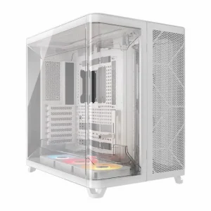 Case Corsair iCUE LINK AIR 5400 LX-R RGB White (ATX, Kính Cường Lực, 3 Fan, Trắng, CC-9011321-WW)