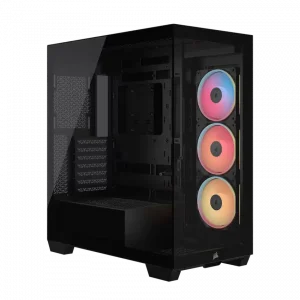 Case Corsair iCUE LINK 3500X LX-R RGB Black (Mid-Tower, ATX, Kính Cường Lực, 3 Fan, Đen, CC-9011324-WW)