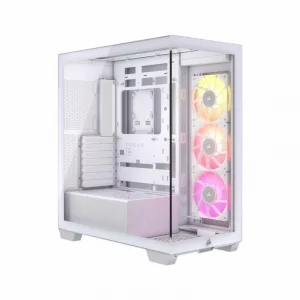 Case Corsair iCUE LINK 3500X RGB White (Mid-Tower, 3FAN ARGB, Kính cường lực, USB Type C, Trắng, CC-9011281-WW)