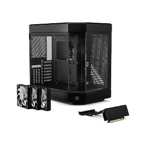 Case Hyte Y60 Black (EATX-ATX, Kính cường lực-Thép-ABS, Riser PCIE 4.0)