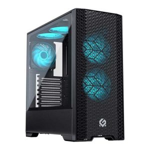 Case Metallic Gear Neo Air Series ATX, 2x 120mm RGB MG fans, Black (MG-NE520A_BK01)