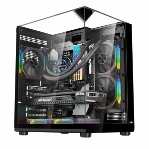 Case MIK G3 PRISM GLASS BLACK (ATX/mATX, Kính cường lực, Đen)
