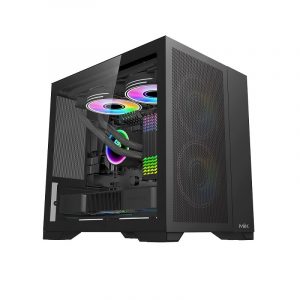 Case MIK LV12 Mini Flow Black (No Fan)