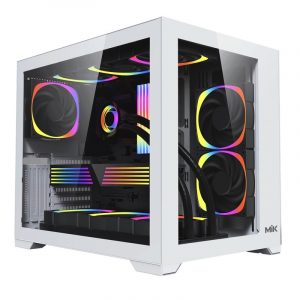 Case MIK LV12 White (Kính Cường lực , ATX, Màu Trắng)