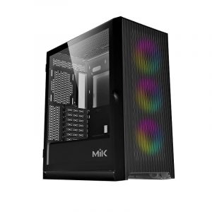 Case MIK STORM 360 BLACK (NO FAN)