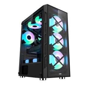 Case MIK TN10 – 3 FAN GALAXY RGB