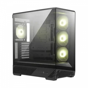 Case MSI MAG PANO 130R PZ BLACK (ATX/Micro-ATX/Mini-ITX, Mid-Tower, USB Type C, 4Fan, Đen)