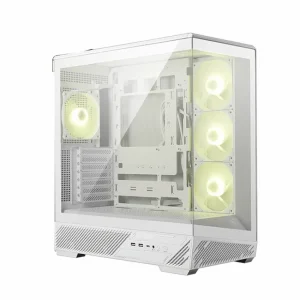 Case MSI MAG PANO 130R PZ WHITE (ATX/Micro-ATX/Mini-ITX, Mid-Tower, USB Type C, 4Fan, Trắng)