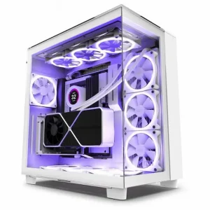 Case NZXT H9 ELITE ALL WHITE – CM-H91EW-01 (ATX, Micro-ATX, Mini-ITX, 4 Fans)