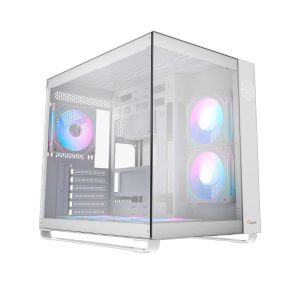 Case Ocypus Lota C70 WH ARGB (ATX/MATX/ITX, 6 Fan ARGB, Trắng)