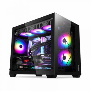 Case Segotep LUMI II Black (M-ATX/ITX, PCIE, Type C)