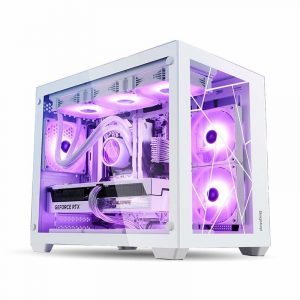 Case Segotep LUMI II White ( M-ATX/ITX ,  PCIE, Type C)