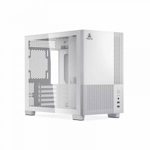 Case Segotep Memphis-S White ( M-ATX/ITX, Kính cường lực)