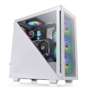 Case Thermaltake Divider 300 TG Snow Mid Tower Chassis – CA-1S2-00M6WN-00