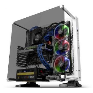 Case Thermaltake P3 Tempered Glass Snow Edition – CA-1G4-00M6WN-05