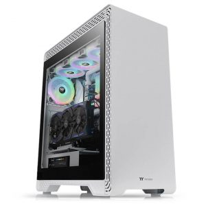 Case Thermaltake S500 TG Snow Edition Mid-Tower Chassis – CA-1O3-00M6WN-00