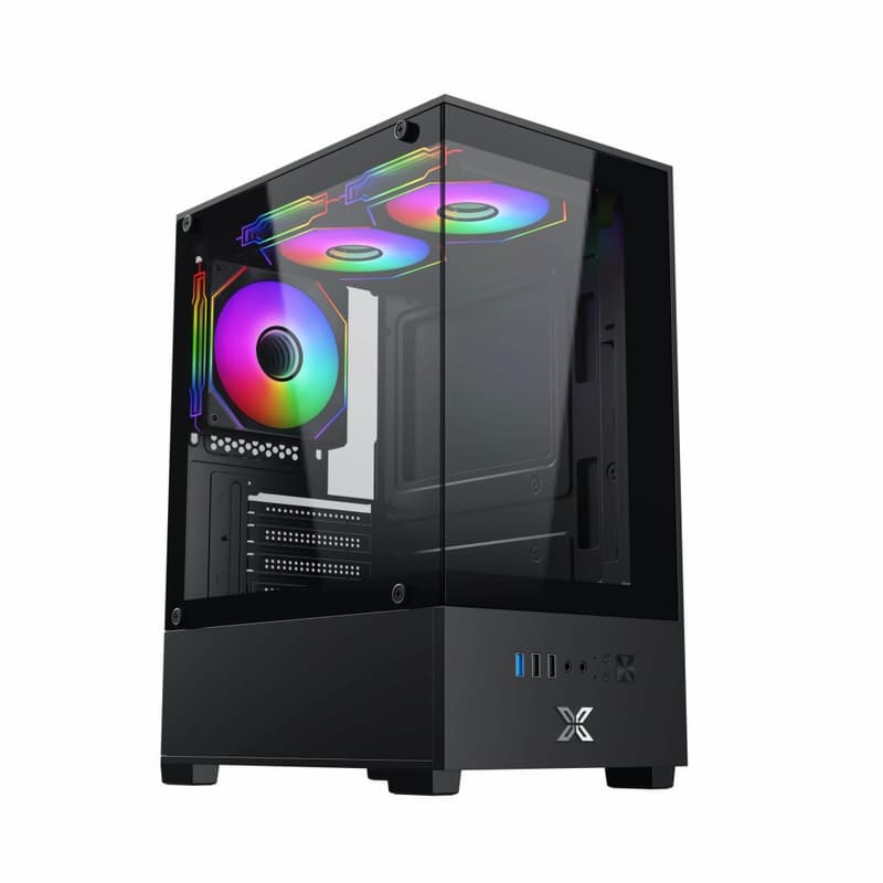 Case Xigmatek VIEW 3GF – EN44687 (m-ATX, 3 Fan X20F)
