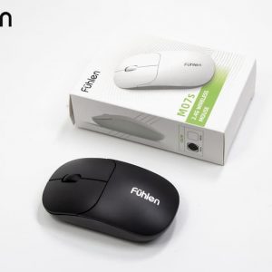 Chuột Fuhlen M07s Wireless (Ergonomic, DPI 1200, Black/White)