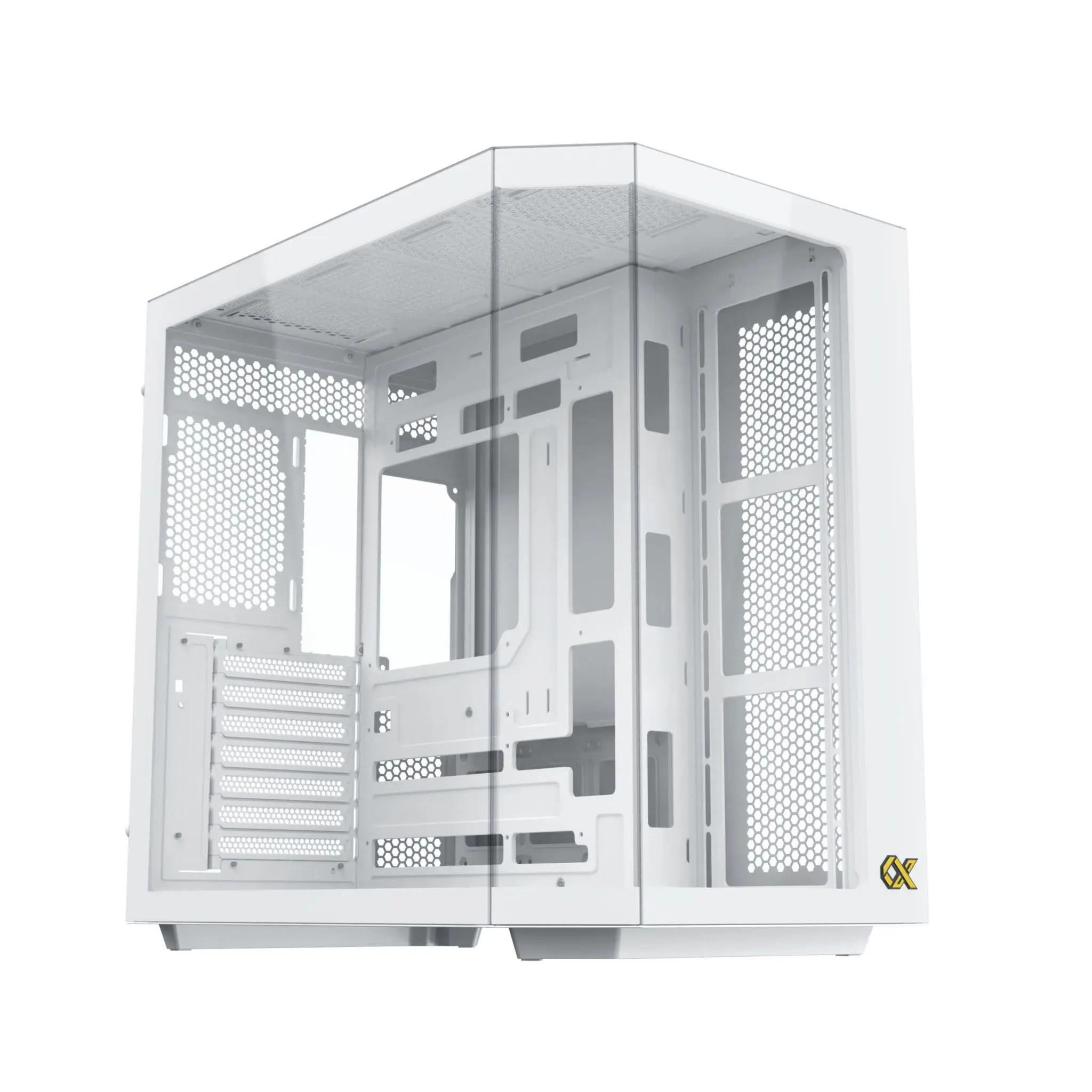 Case Xigmatek ALPHA CUBI II ARCTIC – EN45288 ( E-ATX/ ATX, Kính cường lực, Trắng)