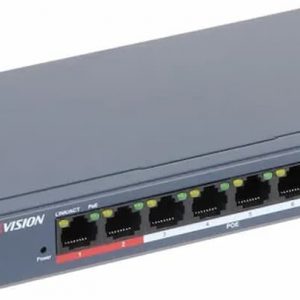 SWITCH HIKVISION DS-3E0109P-E/M (PoE 8 Port: 8 Port 10/100M + 1 Port Uplink 100Mbps RJ45)