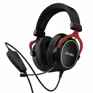 Tai Nghe DAREU EH925L BLACK RED (USB, Âm thanh giả lập 7.1, Micro liền)