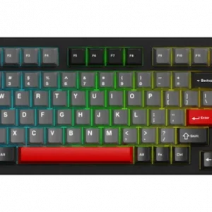Bàn phím cơ Dareu EK75 PRO AL BLACK RED (Tri-Mode, Hotswap, RGB, Cloud sw)