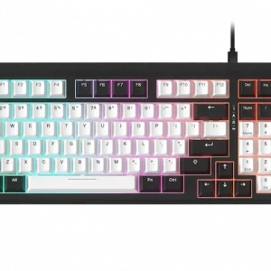 Bàn phím cơ Dareu EK98 White Black (Multi-Led, PBT Double Shot OEM profile)