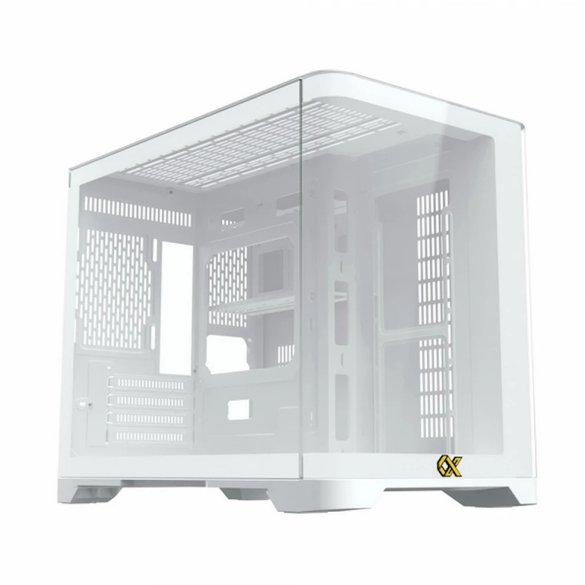 Case Xigmatek ALPHA PANO M ARTIC – EN46209 (m-ATX/ ITX, Kính cường lực, Trắng)