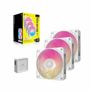 Fan Corsair iCUE LINK RX120 RGB MAX White (3pcs Pack, CO-9051038-WW)