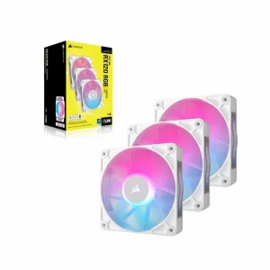 Fan Corsair iCUE LINK RX120 RGB White (3pcs Pack, CO-9051022-WW)