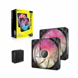 Fan Corsair iCUE LINK RX140 RGB MAX Black (2pcs Pack, CO-9051036-WW)