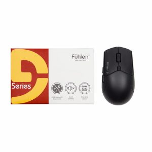 Chuột Fuhlen B09S Wireless (Silent, DPI 4000, Black/ White/ Grey)