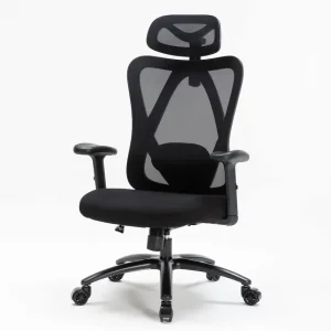 Ghế Công Thái Học Warrior Hero WEC501 Plus (Đen/Đen Xám)