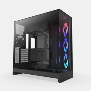 Case NZXT H9 FLOW RGB ALL BLACK – CM-H92FB-R1(E-ATX, ATX, Micro-ATX, Mini-ITX, RGB)
