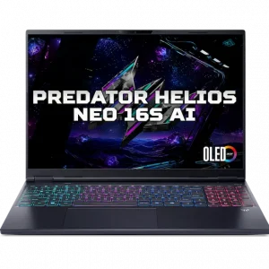Laptop Acer Gaming Predator Helios Neo 16S AI N25Q15 PHN16S-71-94T0 (Intel Core Ultra 9 275HX, RAM 32GB, SSD 2TB, RTX 5070Ti 12GB, 16 Inch, Win 11, Đen, NH.QX7SV.001)