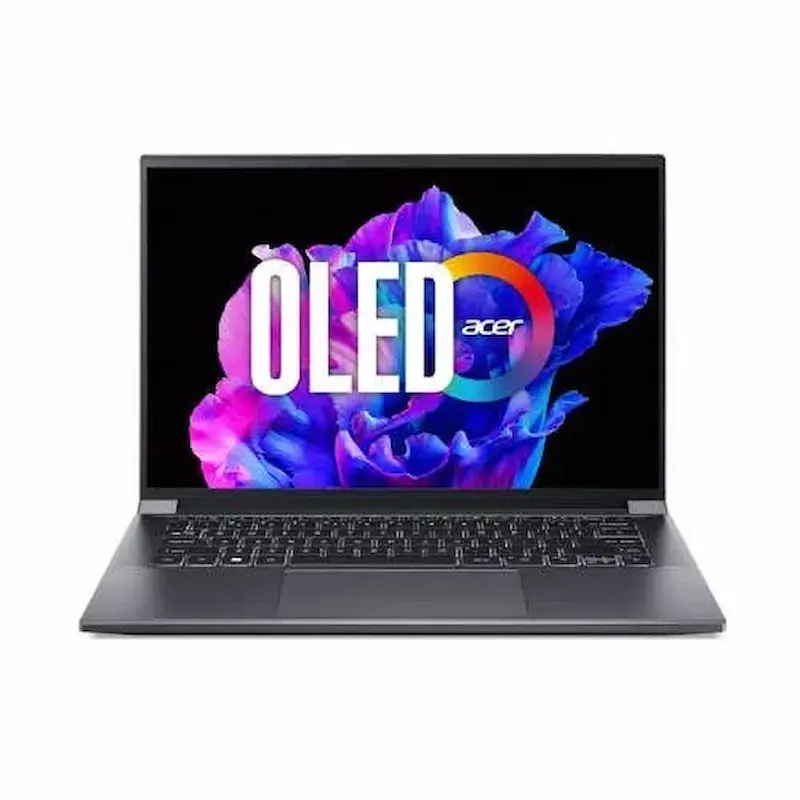 Laptop Acer Swift X14 N23Q6 – SFX14-71G-78SY (i7-13700H, 32GB, 1 TB SSD, RTX4050/6GB, 14 inch 2.8K OLED 120Hz, Win11, Xám, NX.KEVSV.006)