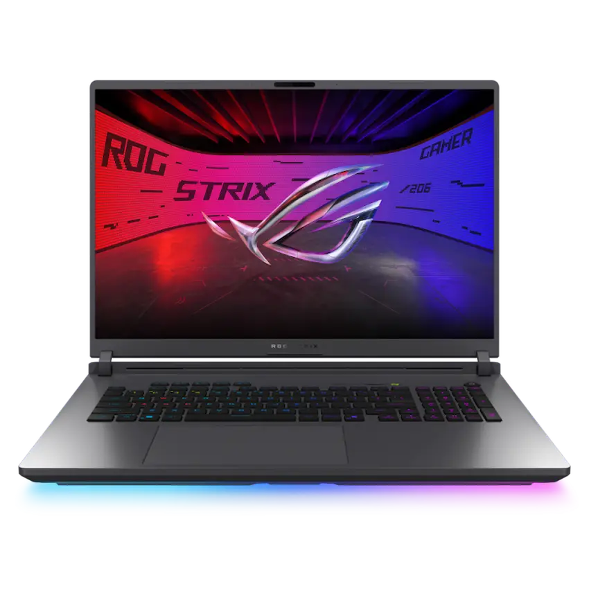 Laptop Asus ROG Strix G18 G815LM-S9088W (Core Ultra 9 275HX, Ram 32GB, SSD 1TB, 18.0 inch WQXGA 240Hz, WF7, BT5.4, 4C90WHrs, W11SL, RTX 5060 8GD7, RGB, 2Y, Xám)