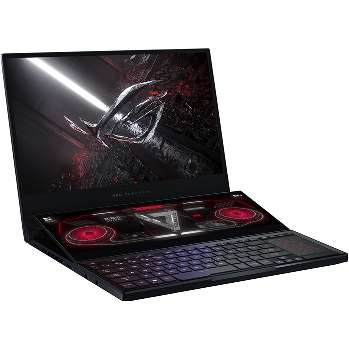 Laptop Asus ROG Zephyrus Duo 15 GX551QR-HB120T (R9-5980HX, 32GB Ram, 1TB SSD, RTX 3070 8GB, 15.6 inch UHD IPS 120Hz 100% sRGB, WiFi 6, Win 10, Đen)