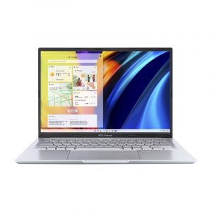 Laptop Asus Vivobook 14X A1403ZA-LY072W (i3-1220P, 8GB DDR4 On board, SSD 256GB PCIe, Intel UHD, 14 Inch WUXGA, Win 11, Silver)