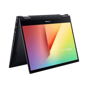 Laptop Asus VivoBook TM420UA EC182W (R7 5700U, 8GB RAM, 512GB SSD, 14 inch FHD Touch, Win11, Xoay, Đen)
