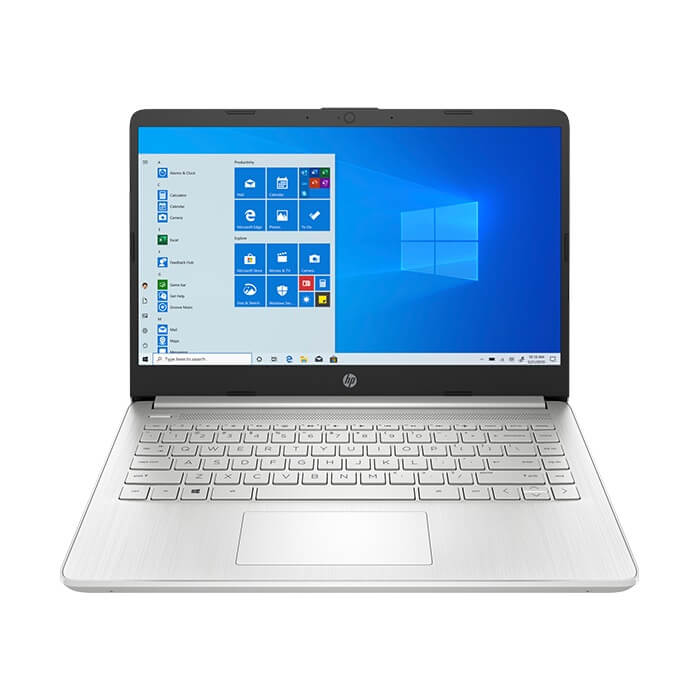 Laptop HP 14s-dp5052TU 6T6R2PA (i7 1255U, 8GB RAM, 512GB SSD,  Intel Iris Xe, 14 inch HD, Win 11, Natural Silver)