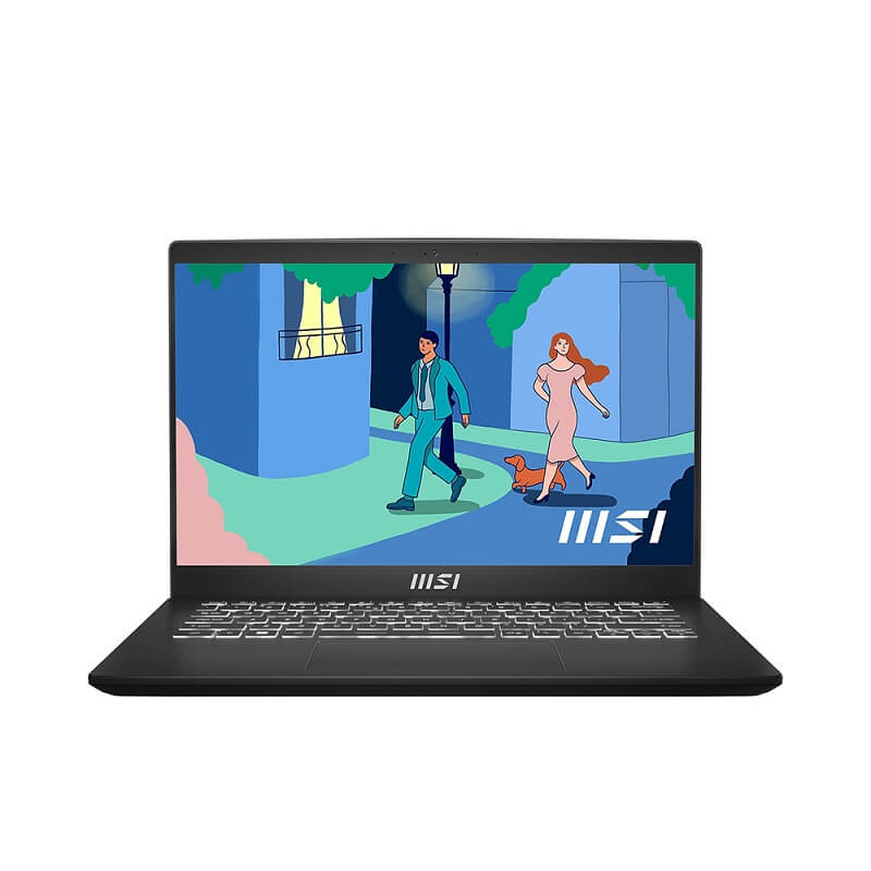 Laptop MSI Modern 14 C13M-608VN (i5-1335U, 16GB RAM, 512GB SSD, 14 inch FHD IPS-45% NTSC, Wi-Fi 6, 3 cell, Win 11, Đen)